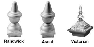 Decorative Post Caps - Aluminium