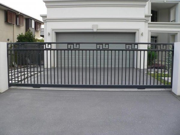 steel automatic security gates