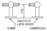 Single Ball Handrail